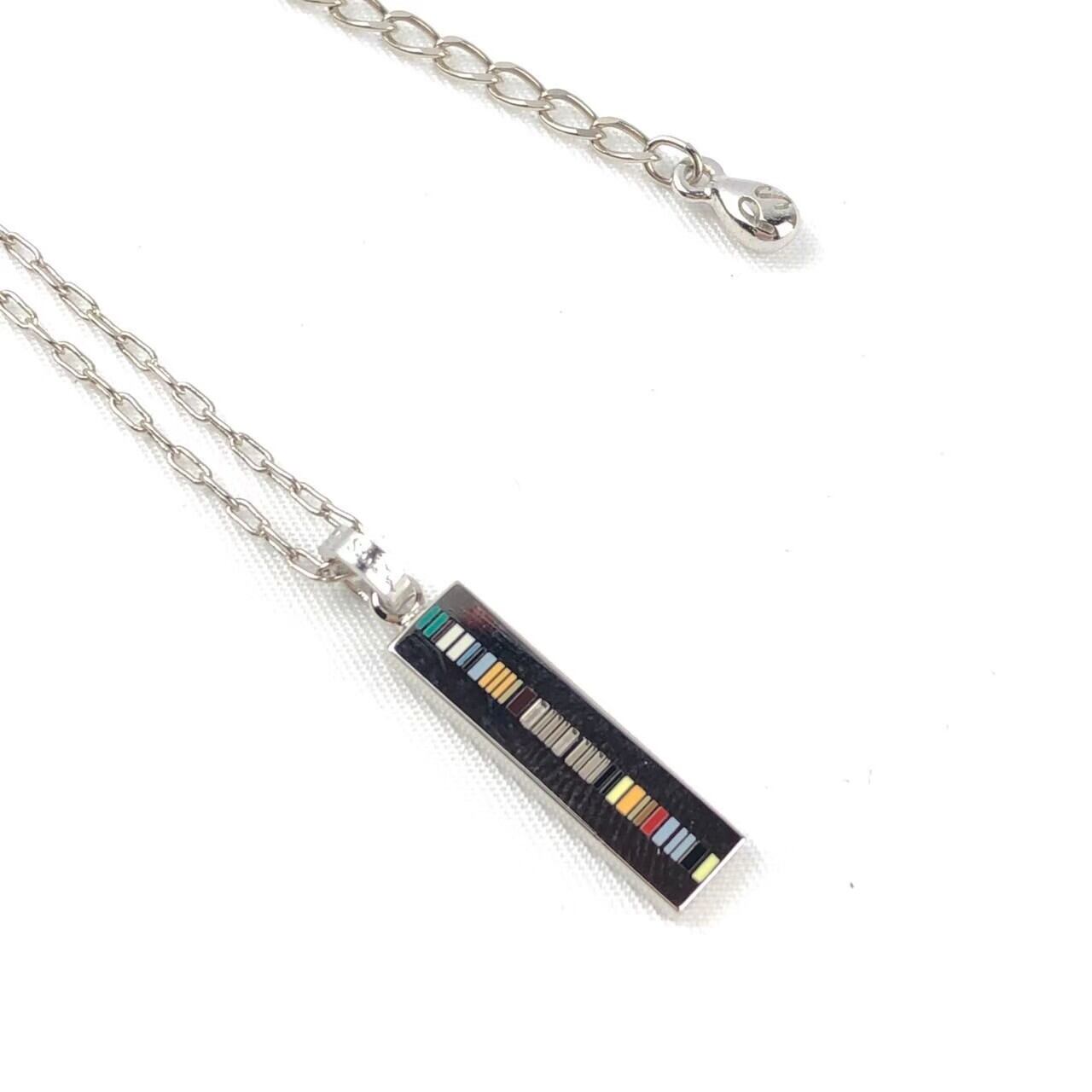 中古】ポールスミス ストライプ プレート ネックレス シルバー | 小牧