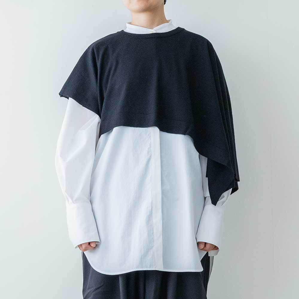 mizuiro ind アシンメトリーポンチョベスト | LASQ store | ラスク
