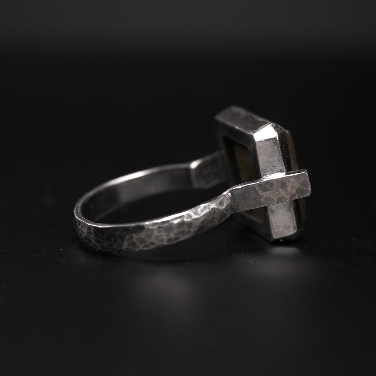 【1点もの】moku スクエアリング パロサント #13