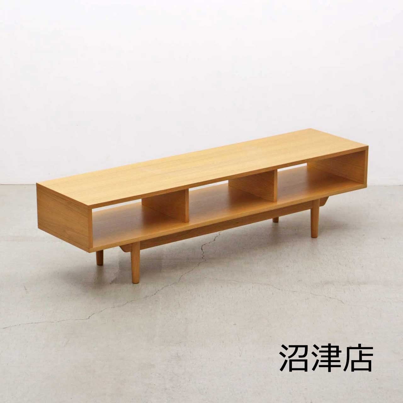 【沼津店】オーク材 ナチュラル モダン オーク材 AVボード TV台 テレビ台 シェルフ 収納 リビング キャビネット RCT03013