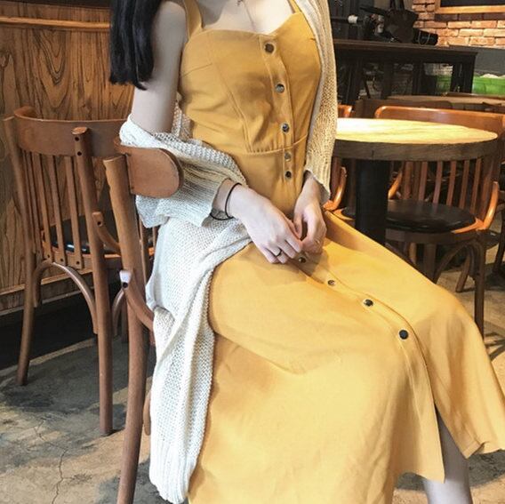 マスタードワンピース Alof