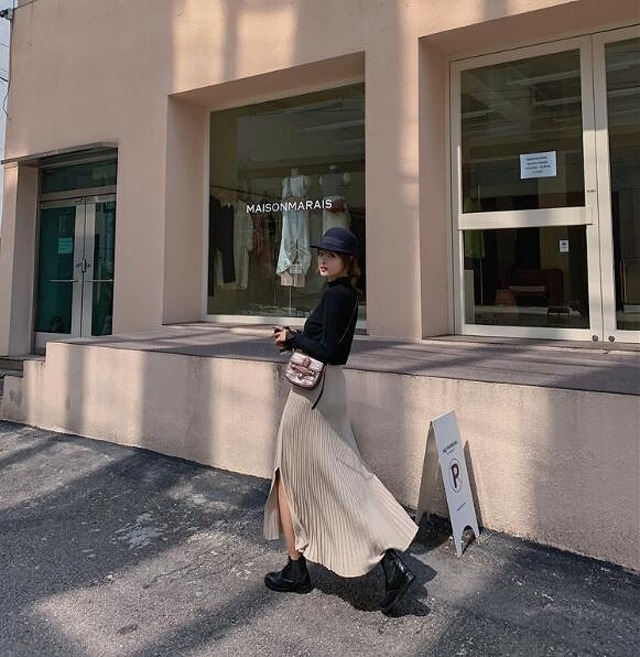 ロングスカート コーデ 40代 30代 代 ニットスカート プリーツスカート 無地 フレア ウエストゴム 上品 きれいめ 通勤 オフィス デート 可愛い ワンピの里 ロングスカート コーデ 40代 30代 代 ニットスカート プリーツスカート 無地 フレア ウエストゴム 上品 きれいめ 通勤 オフィス デート 可愛い ワンピの里