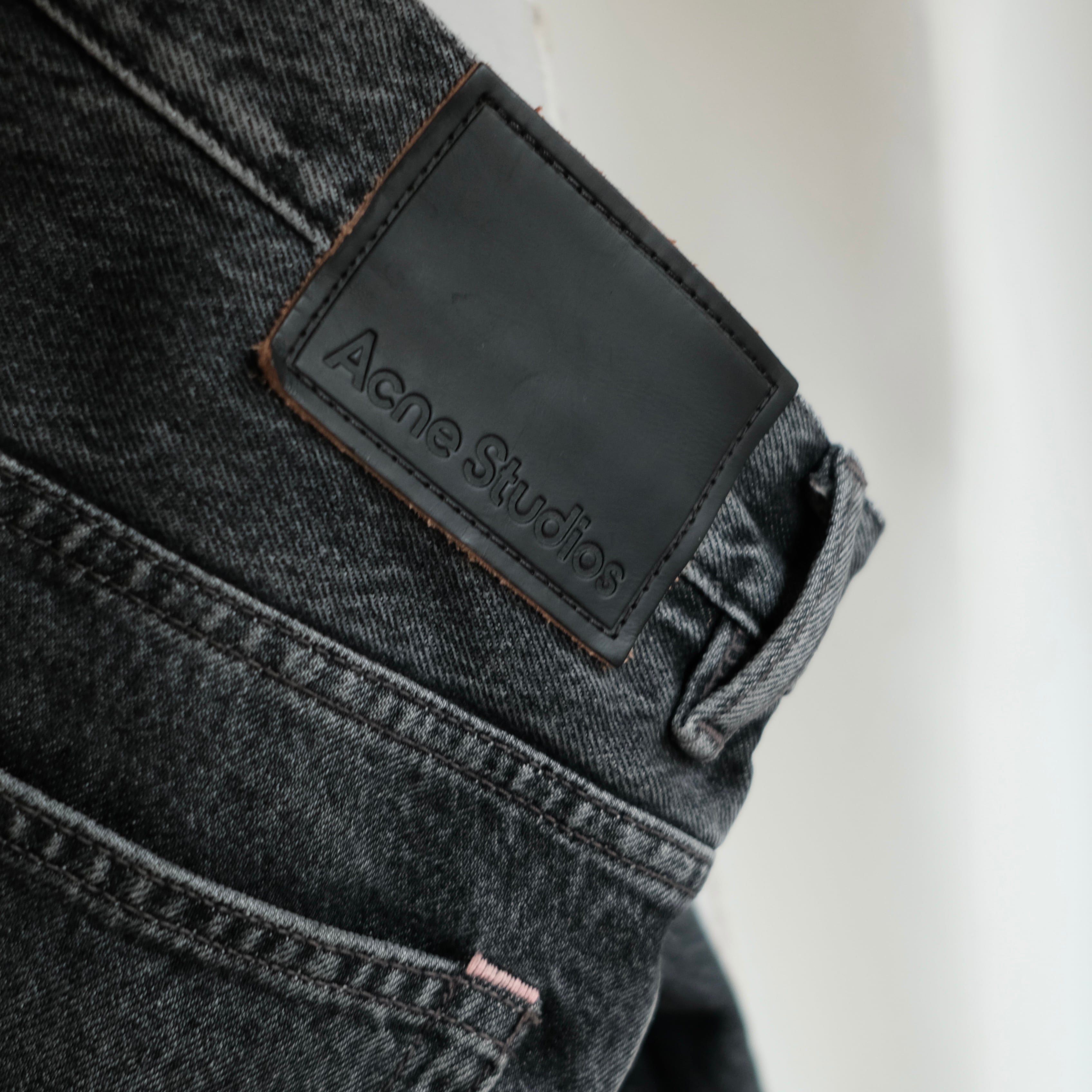 最終値下げ　ACNE STUDIOS 1989 ブラックデニム Acne Studios 1989 BLACK DENIM WIDE PANTS | safarionline