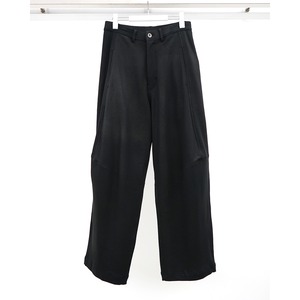 [Nomàt] (ノマット) 25SS N-P-17 Curve Pants（Black Paint）