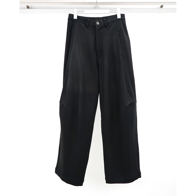 [Nomàt] (ノマット) 25SS N-P-17 Curve Pants（Black Paint）