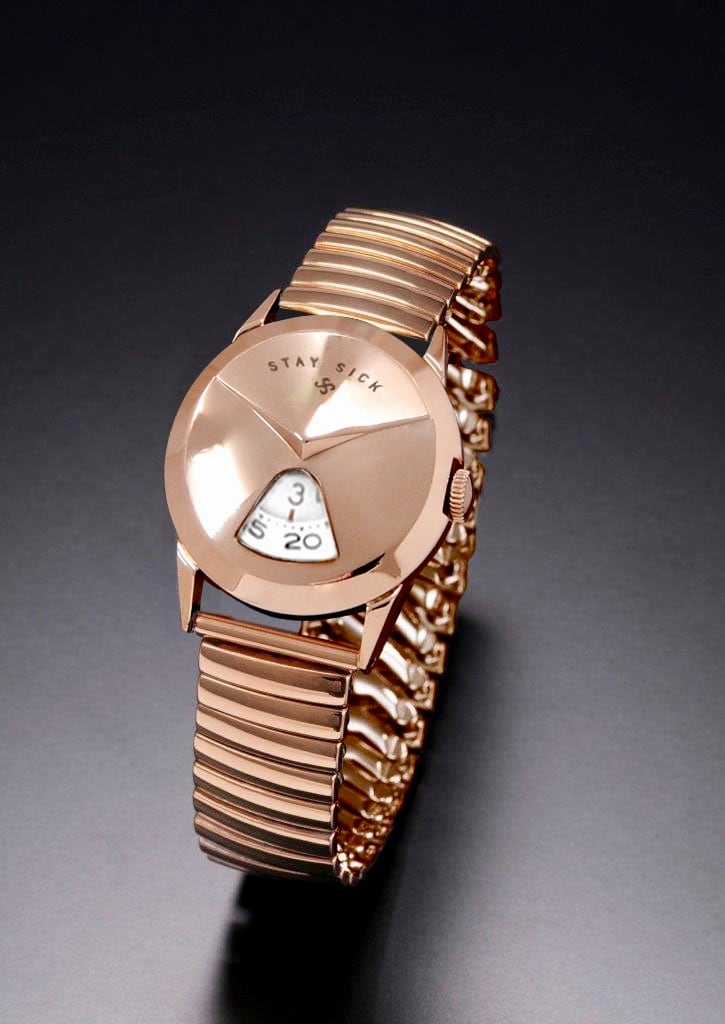 STAY SICK Wristwatch(Jump Hour Model)PKGD | STAY SICK 