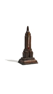 1930-40's EMPIRE STATE BUILDING STATUE 1250Ft. THEMOMETER