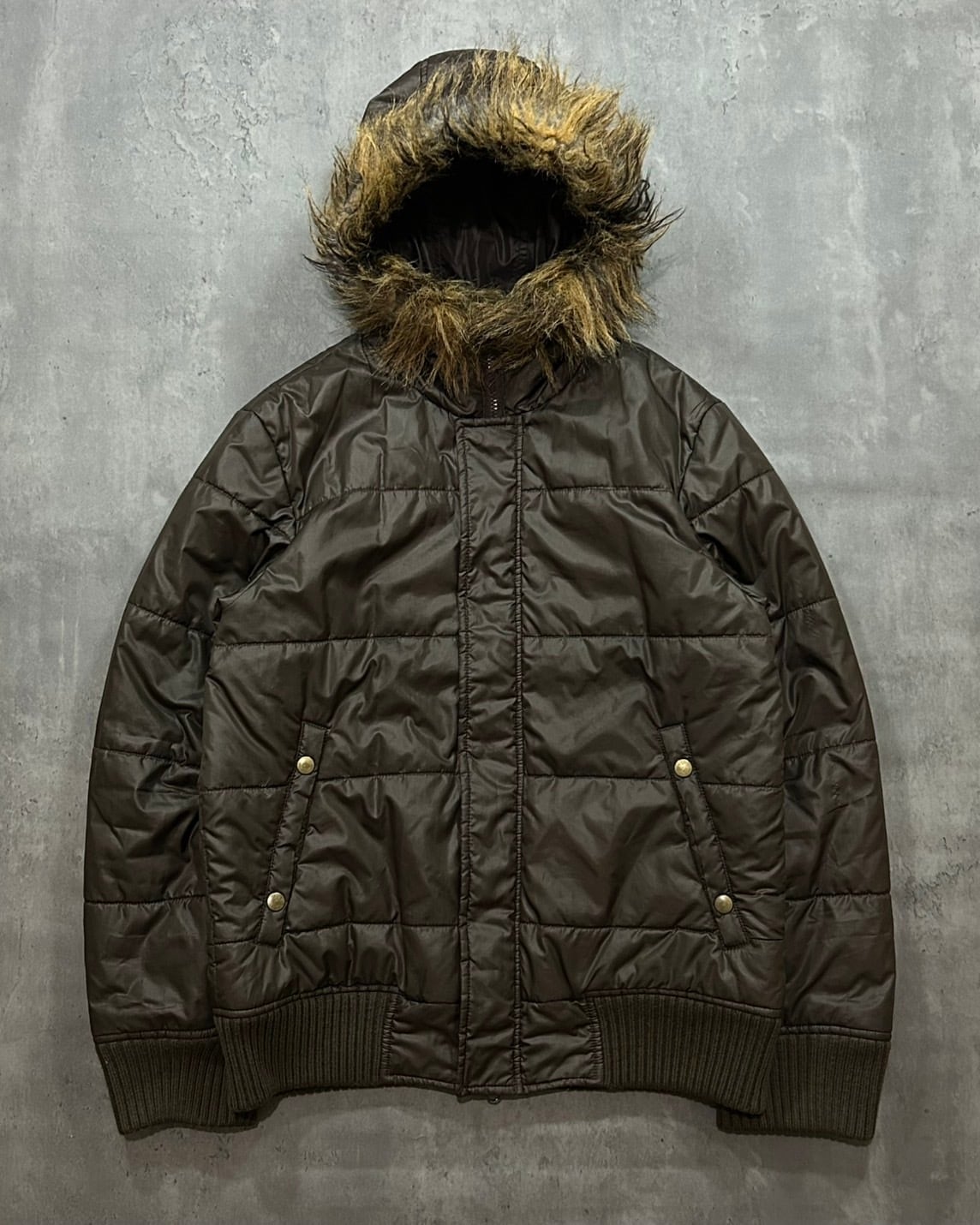 00's PPFM - padded fur jacket