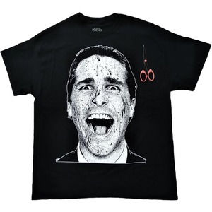 アメリカン・サイコ　Tシャツ　黒　両面プリント　映画T　ムービーT