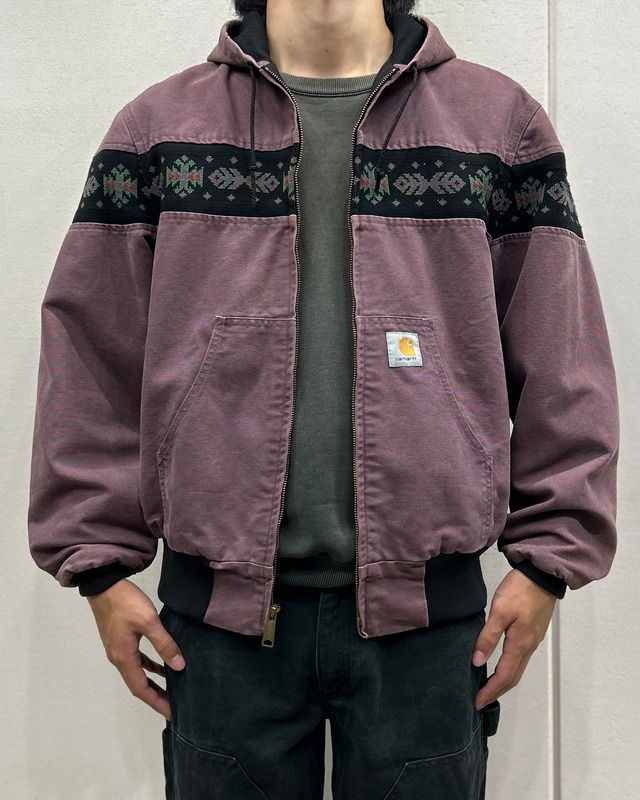 90’s Carhartt South Western Jacket “サウスウエスタン” “ネイティブ柄” #65【下北沢店】