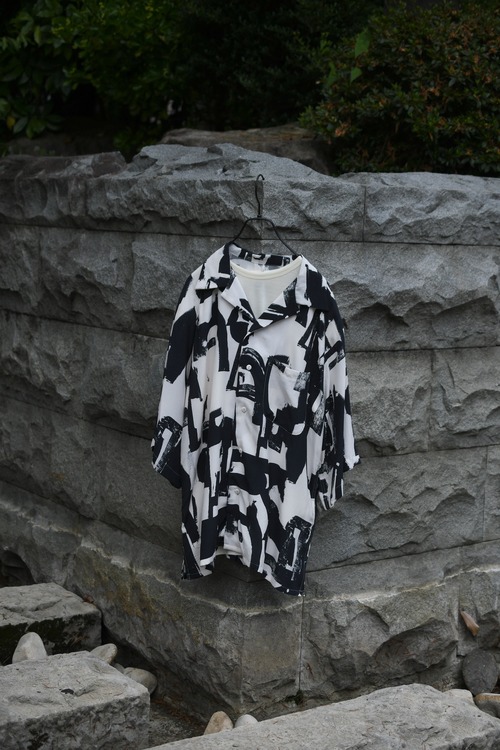m's braque / RAGLAN-SLEEVE ALOHA SHIRT (Modern art paint)