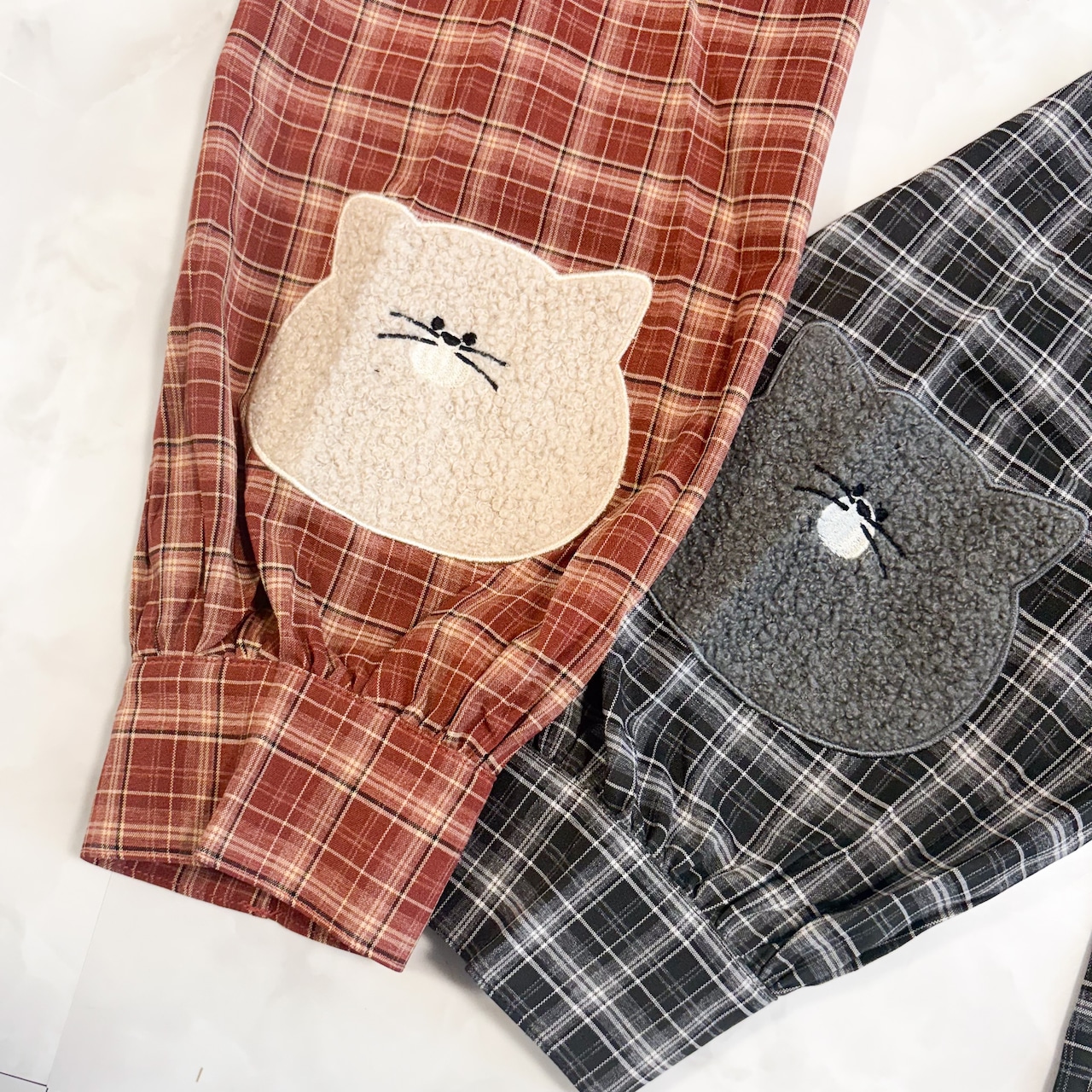 【会話のきっかけ服。】「そのフード可愛いですね」で繋がるねこ耳フード付きチェックシャツ【無言の自己紹介】 - 5