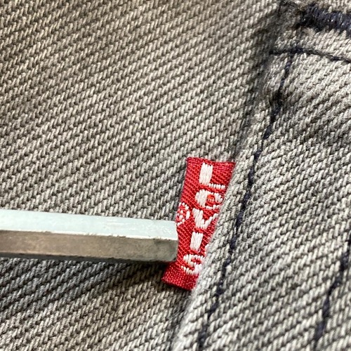 【W40 L30】 USA製 levi's black リーバイス 501 詳細写真4
