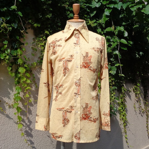 70's "Levi's" Polyester shirt／70年代 "リーバイス" ポリエステル シャツ