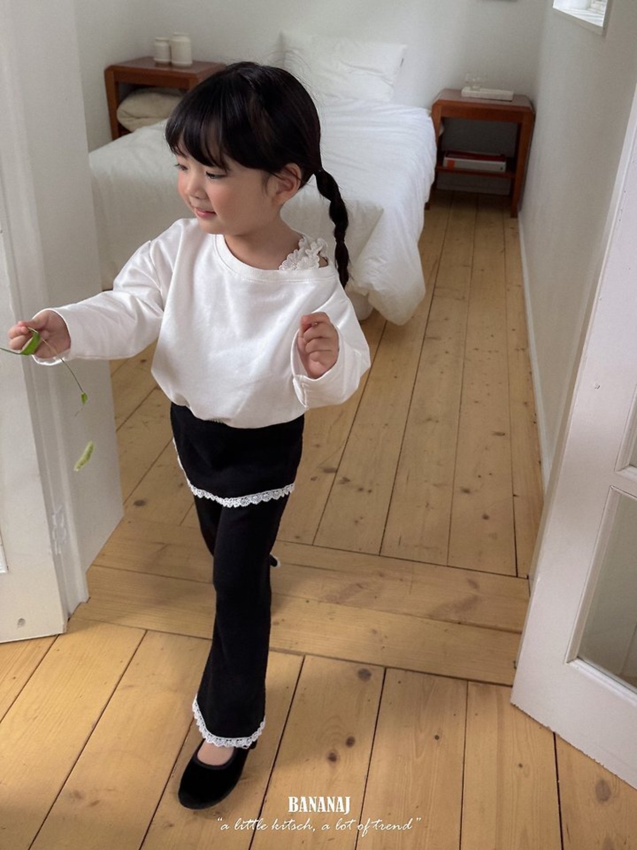 韓国子供服 / BANANA J / 26Autumn / ジャルダン スコートパンツ / 秋服 / キッズ *XS~JS*