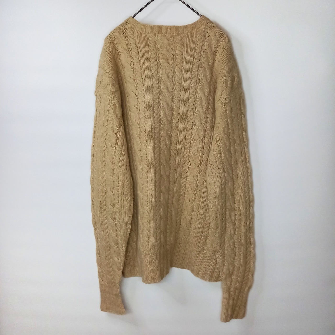 ポロバイラルフローレン　クルーネック　カシミア　ニット　セーター　ケーブル編み