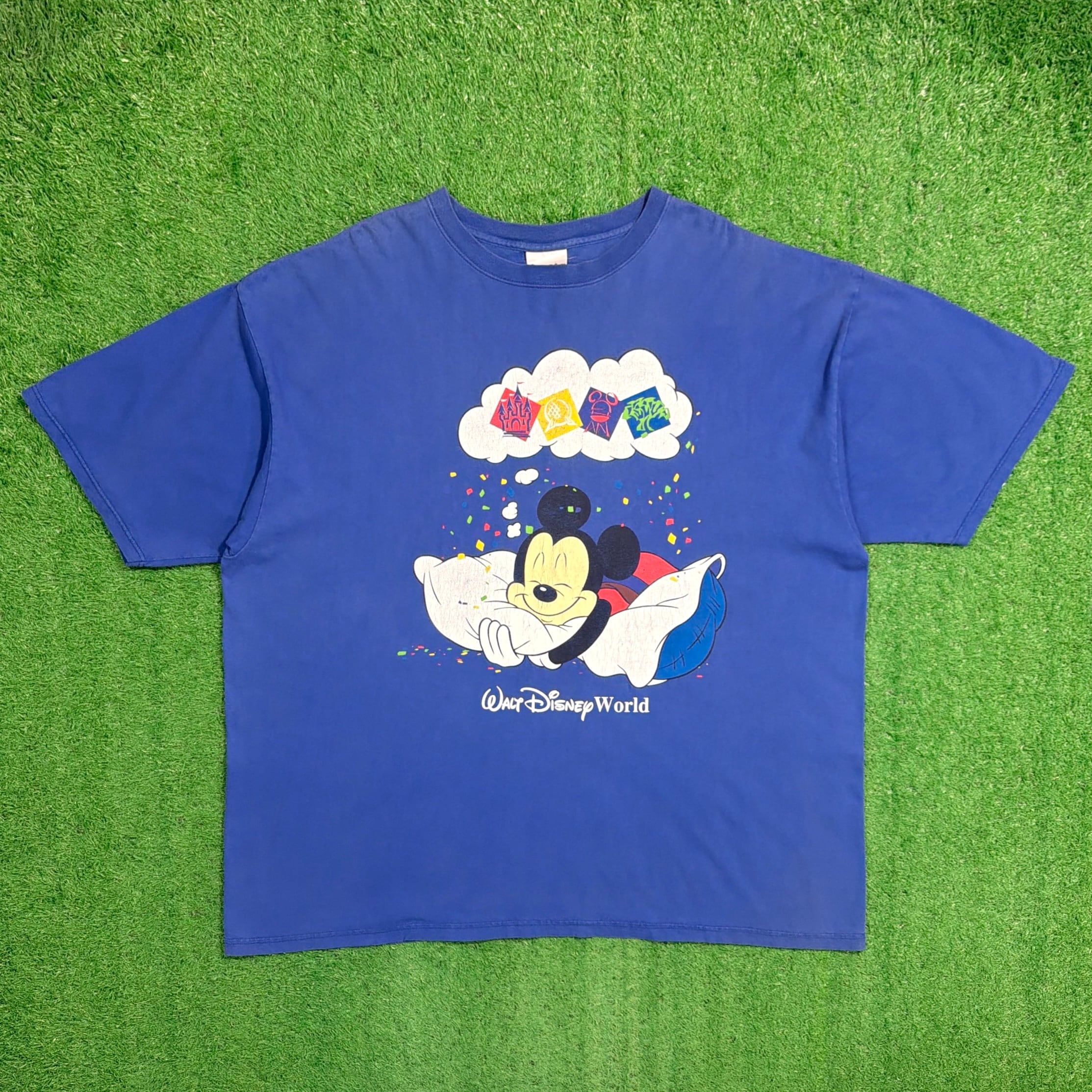 Men's】 90s Disney ミッキー イラスト Tシャツ / アメリカ製 USA製 90