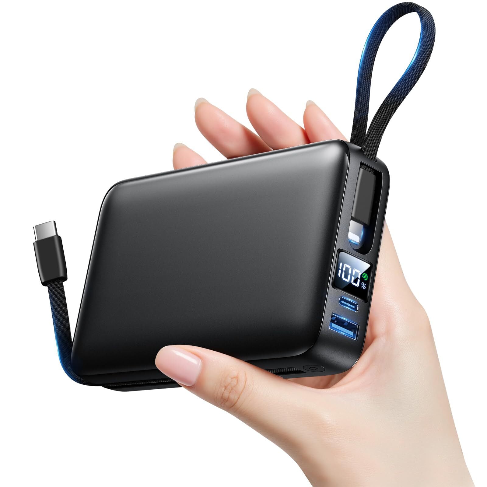 4台同時対応 モバイルバッテリー 50000mah 【ブラック×2】 大容量 急速充電 IPhone5/6/7/8/x/xr/Galaxy/Xperia CDBF-BK*2 高品質モバイルバッテリー 50000mAh カラー：ブラック 防災用品