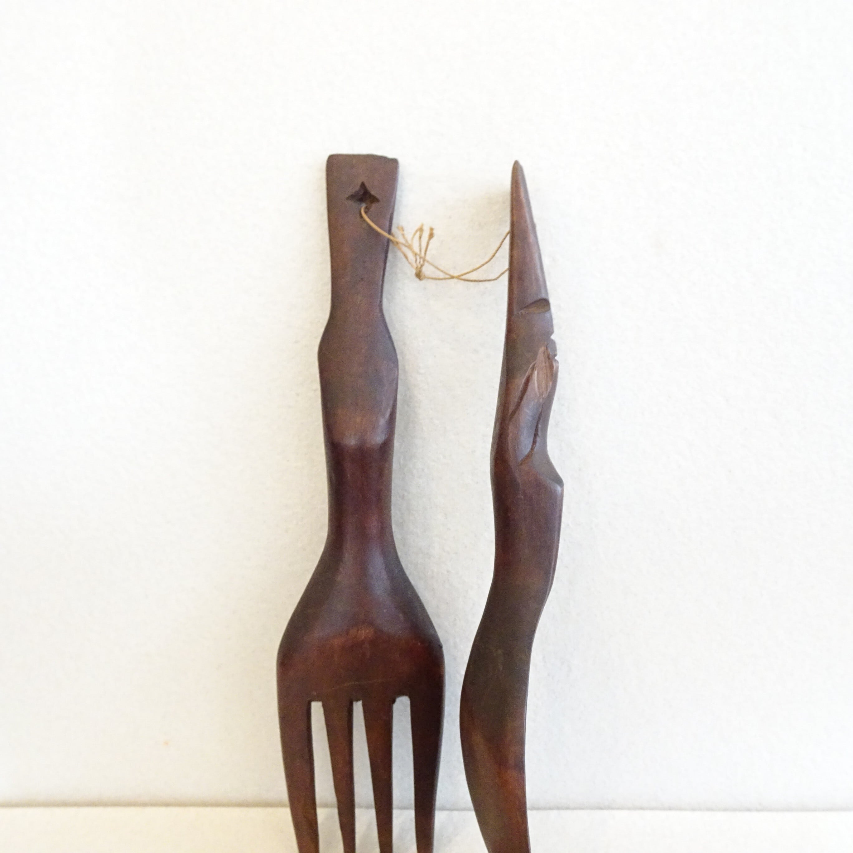 スプーンとフォークの壁掛けオブジェ | 純喫茶家具の村田商會