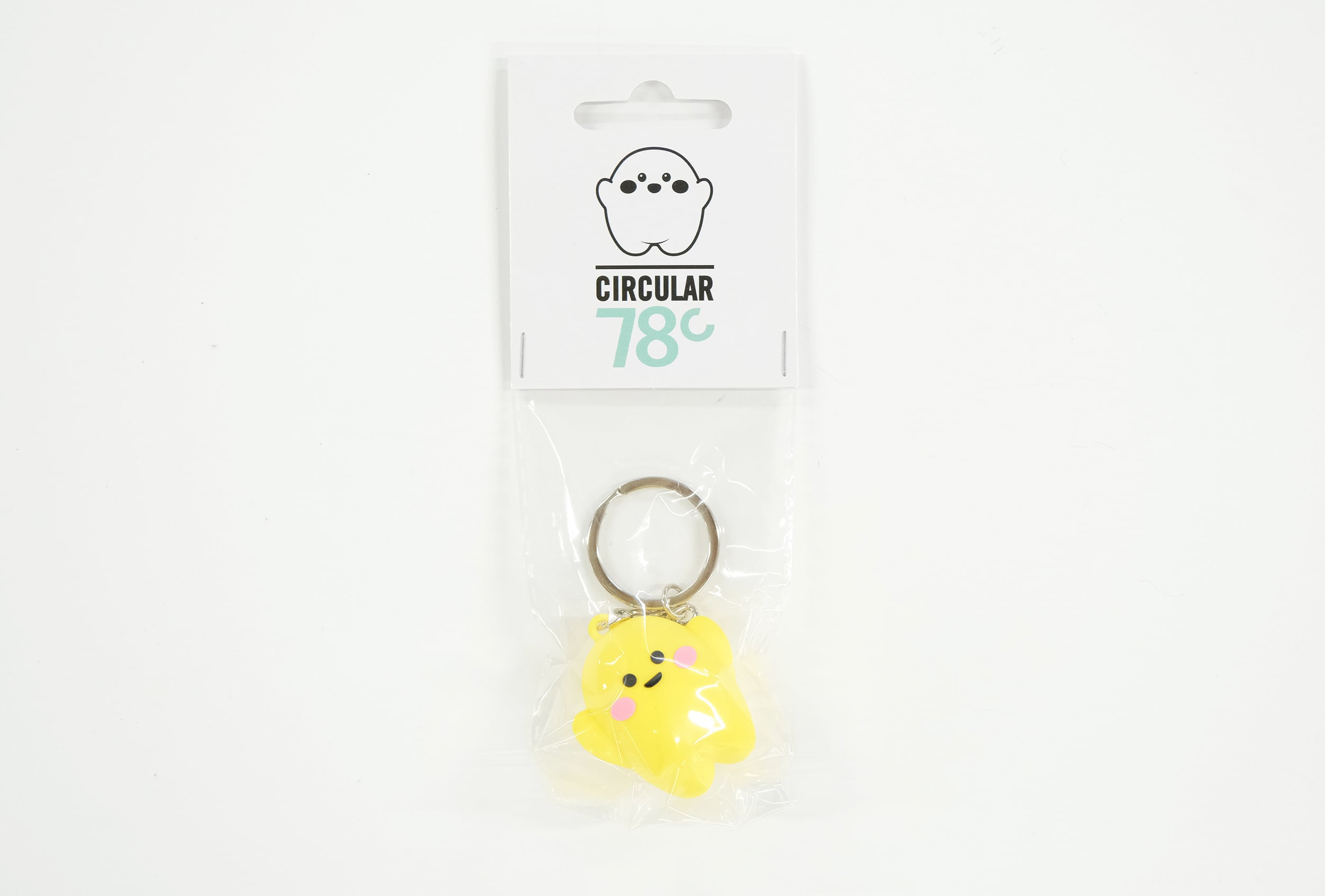 大阪万博ドイツ館マスコット】サーキュラー キーホルダー 黄色 | 78degrees