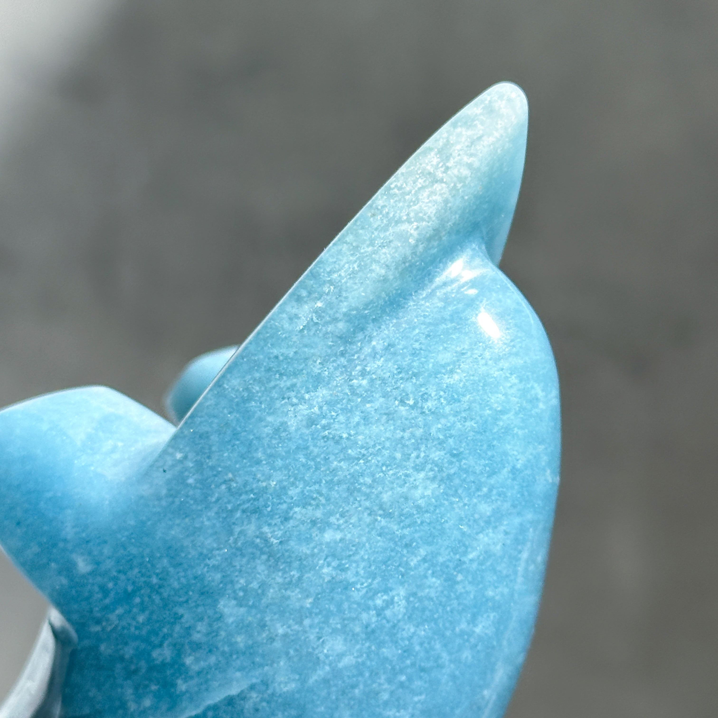 トロレアイトインクォーツ（トロール石）イルカ61◇Trolleite In