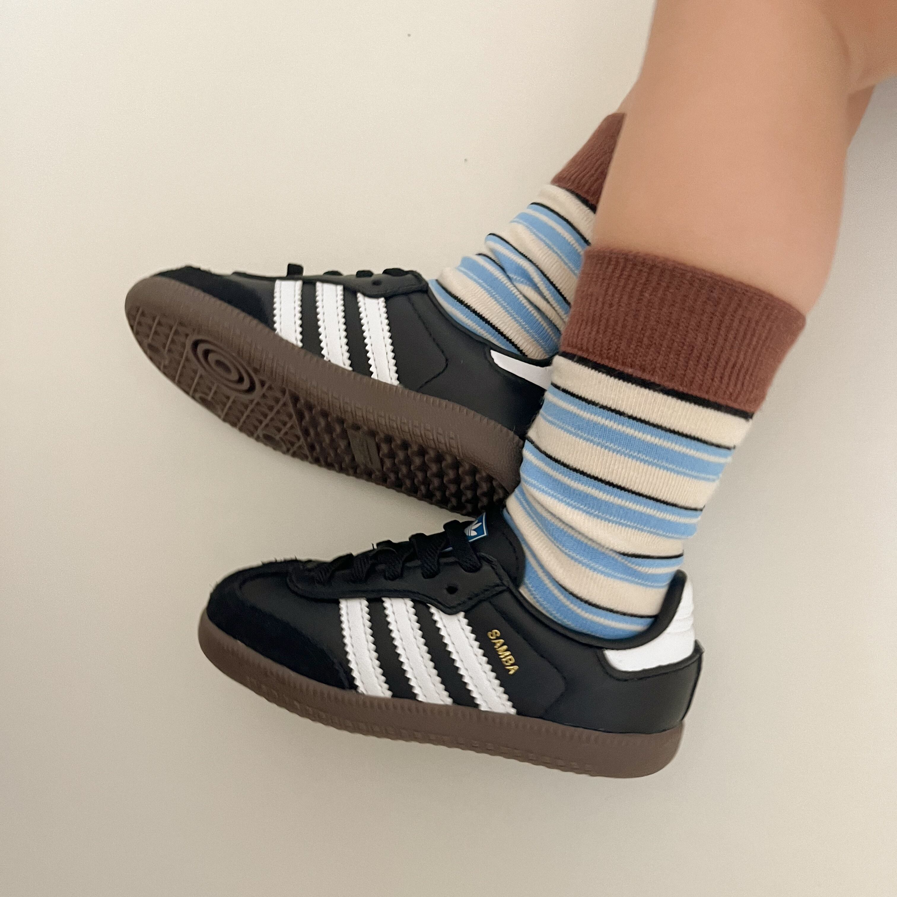 BARBE LIFE SOCKS Clipper Cream×Brown | PAY ID