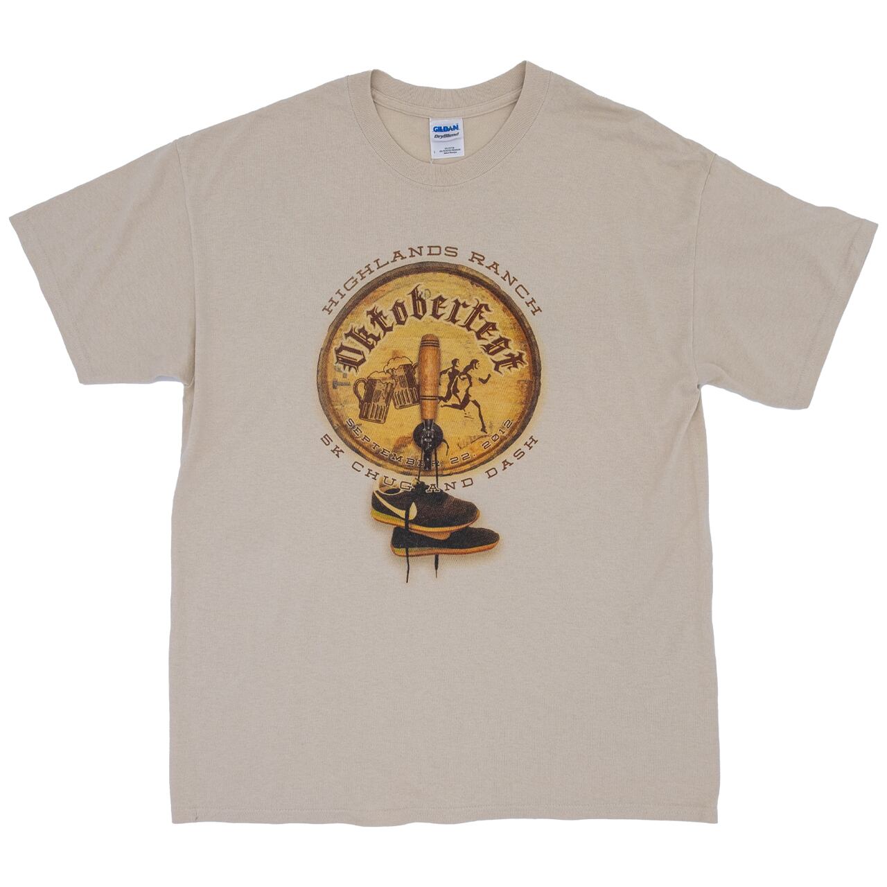 【USED】GILDAN DryBlend Highlands Ranch Oktoberfest 5K CHUG AND DASH T-Shirt