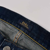 POLO RALPH LAUREN ポロ ラルフローレン SULLIVAN SLIM 縦落ち 色落ち加工 デニム パンツ ジーンズ サイズ 32 /メンズ/革パッチ