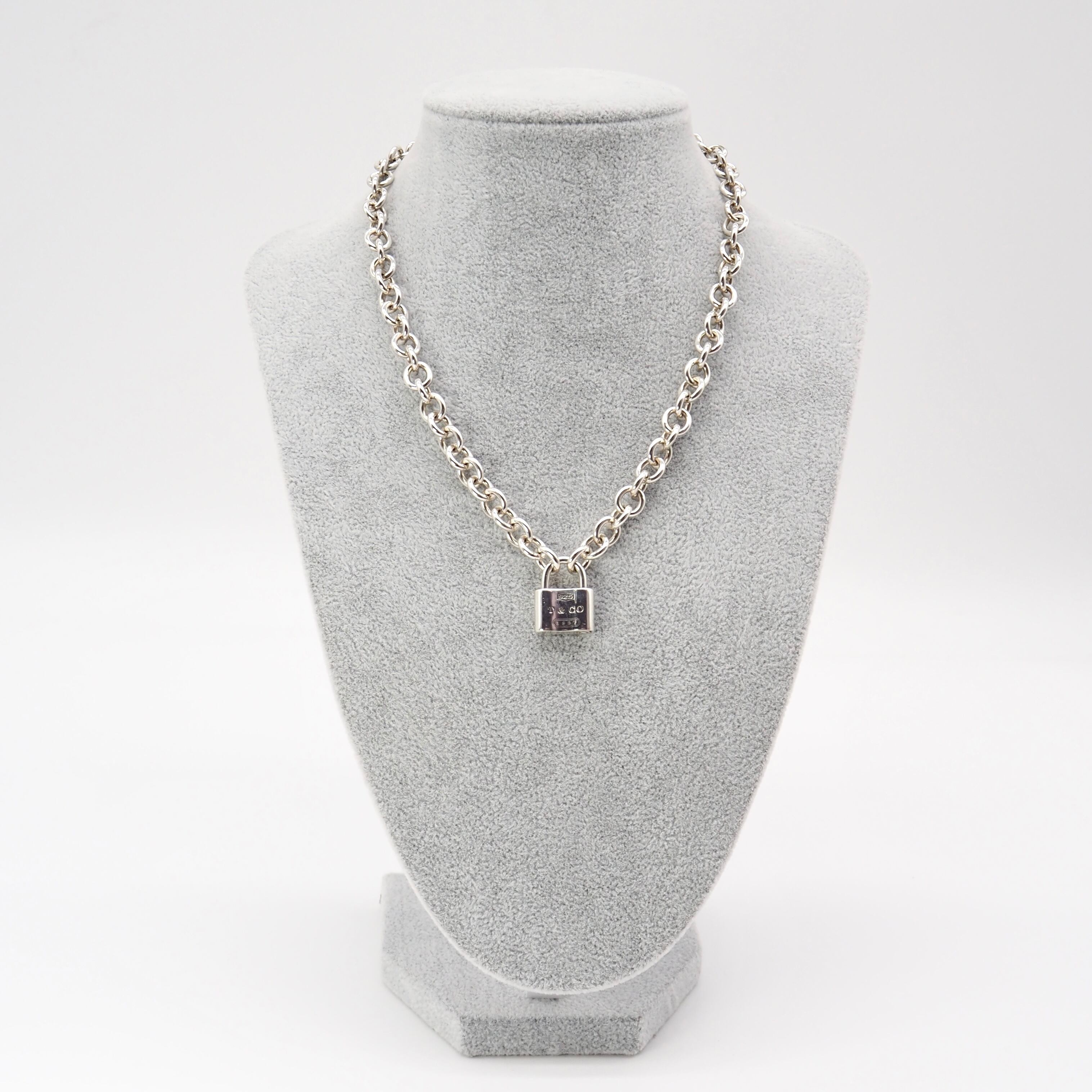 TIFFANY&Co. ティファニー カデナ ロック ネックレス シルバー