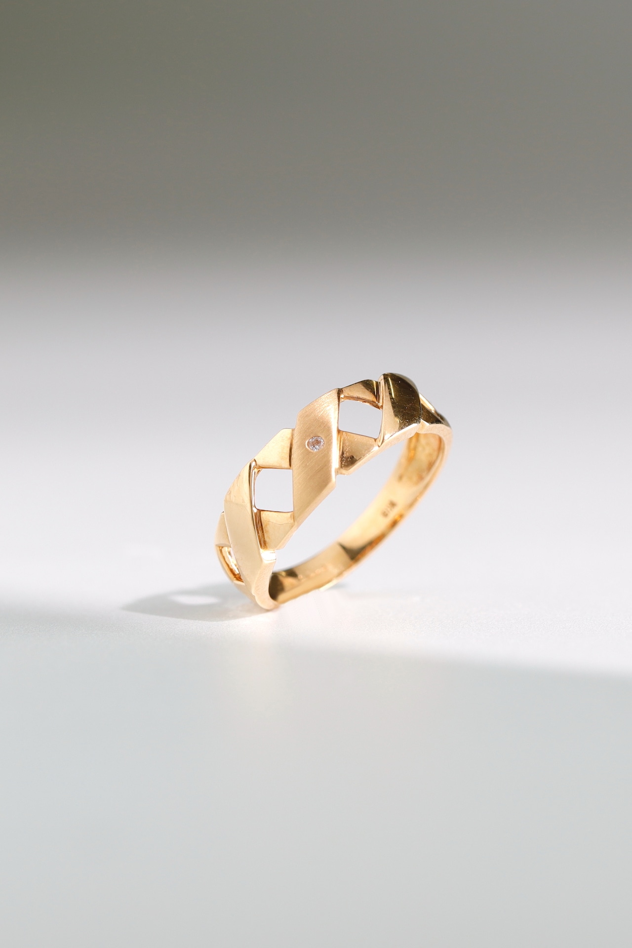ダイヤモンド ピンキーリング K18 / 0.007ct