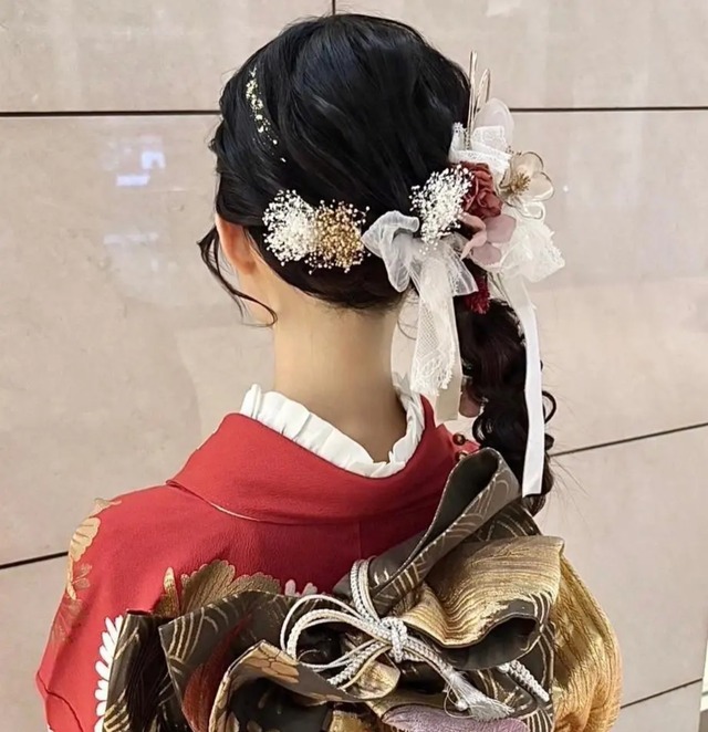 Hanakanzashi original tulle set