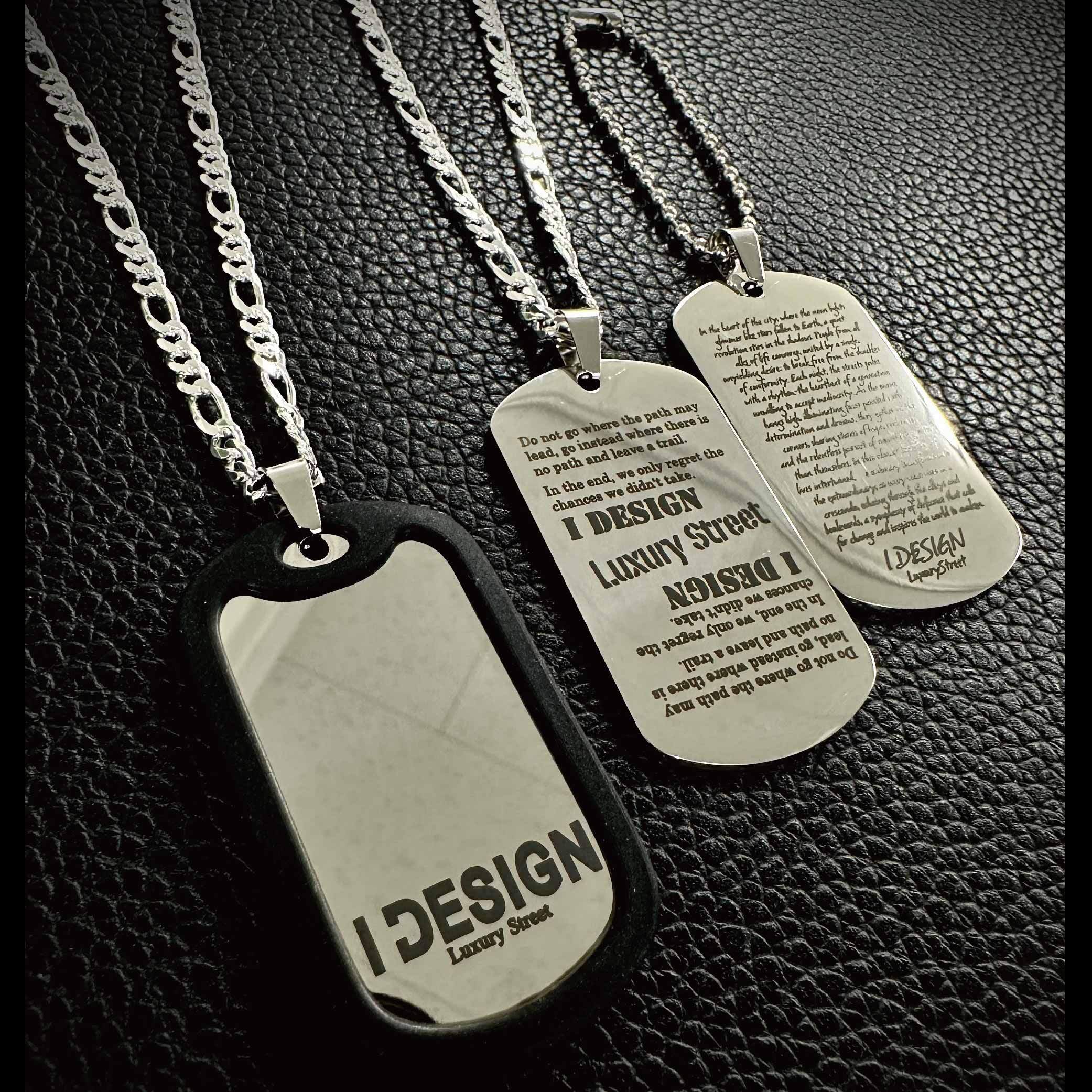 NEW DOG TAG / Titanium (ドッグタグ/チタン)1枚 | 【 I DESIGN】アイ