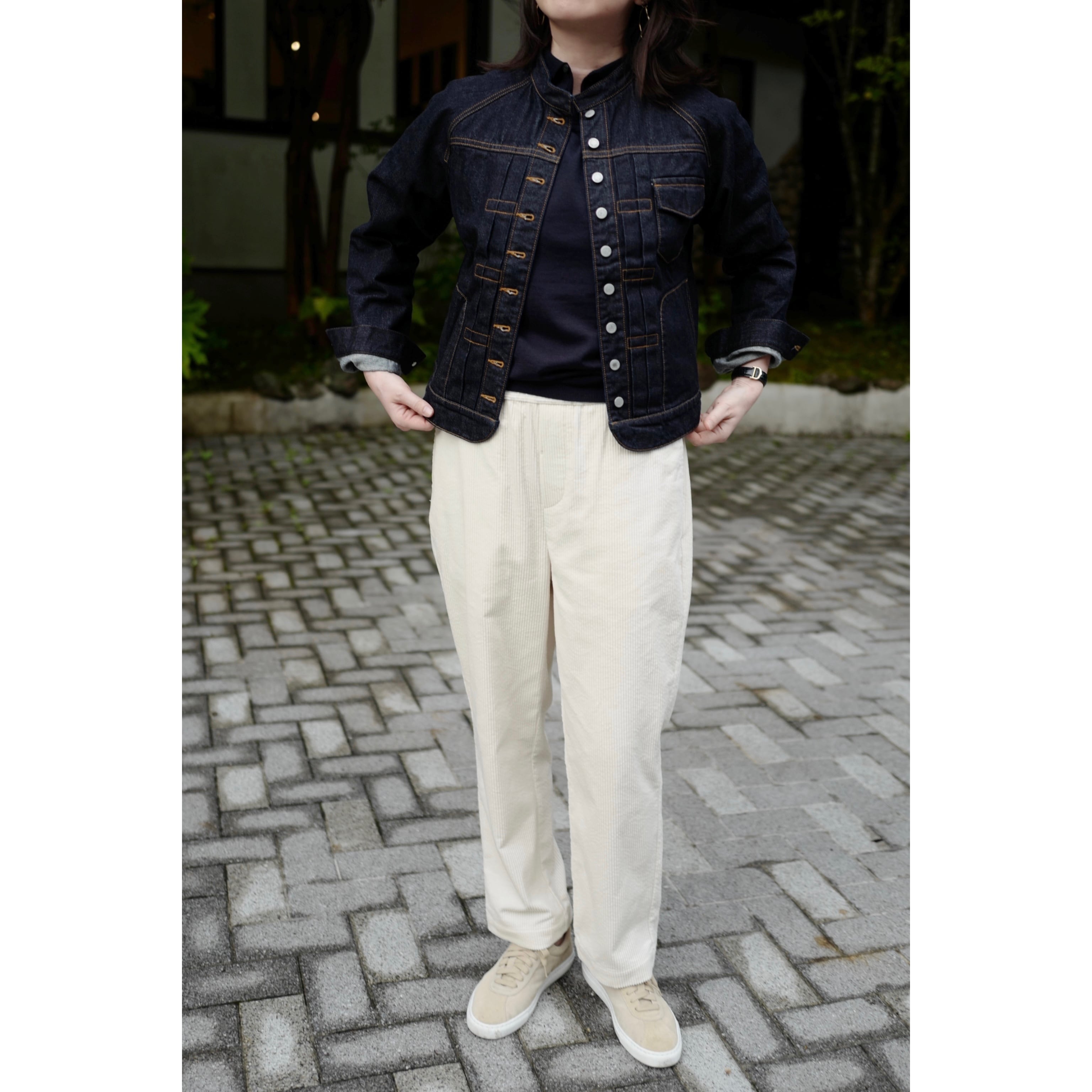 再入荷＞Si-Si-Si comfort｜BASIC DENIM JACKET（Gジャン）-one wash