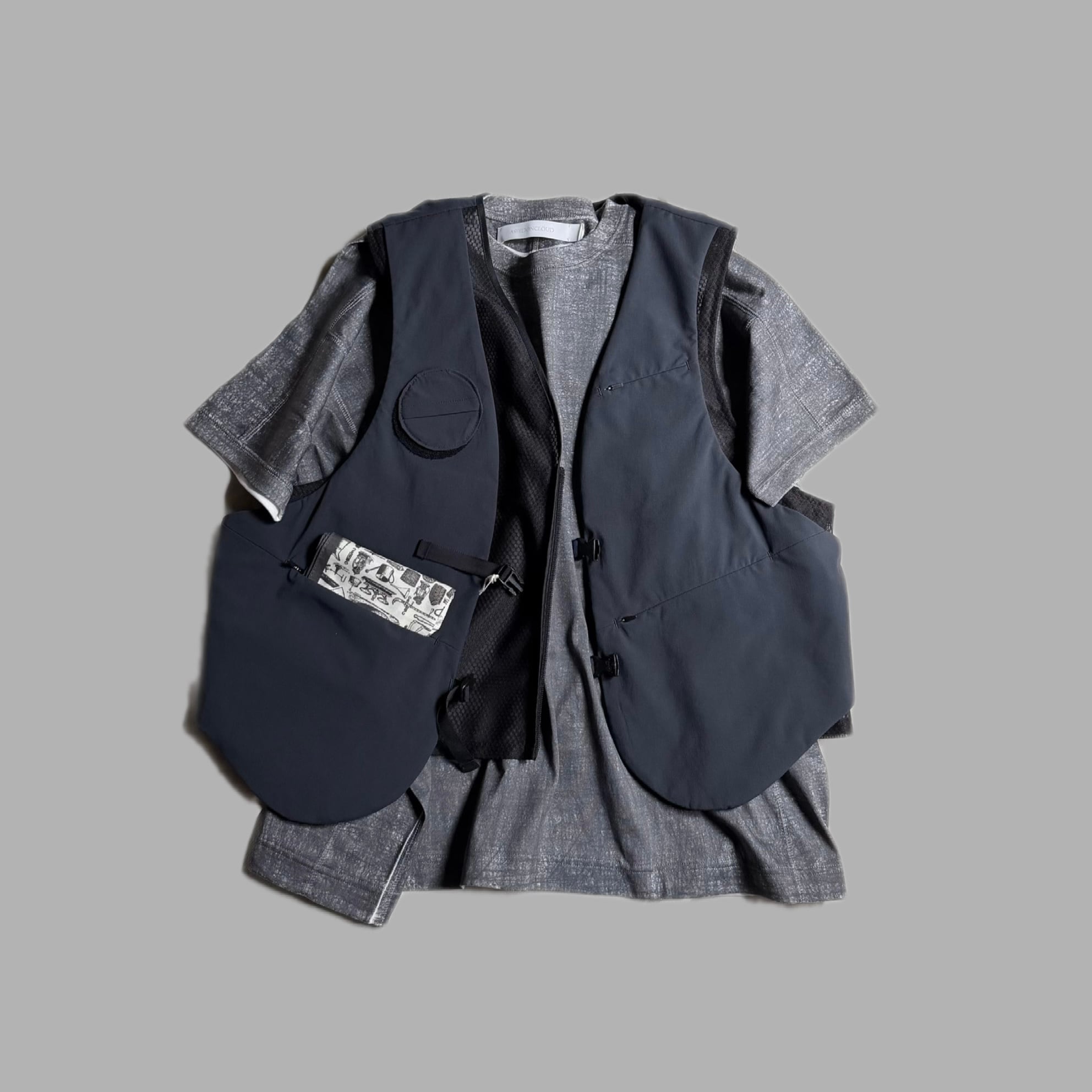 ASEEDONCLOUD/アシードンクラウド Handwerker/ハンドベーカー HW TS Waist Coat #261704 Charcoal