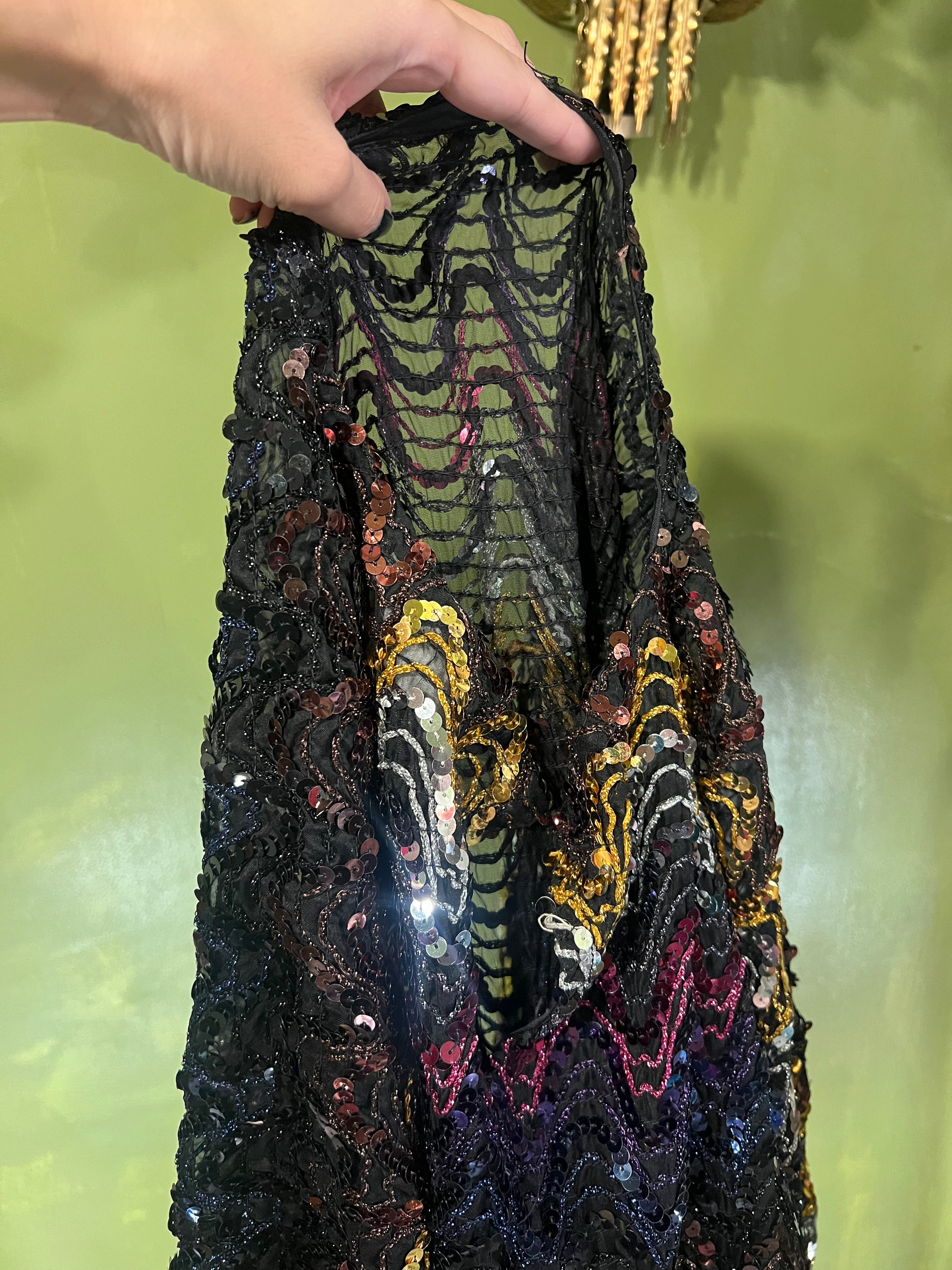 80s dolman sleeve spangle tops ( ヴィンテージ ドルマンスリーブ