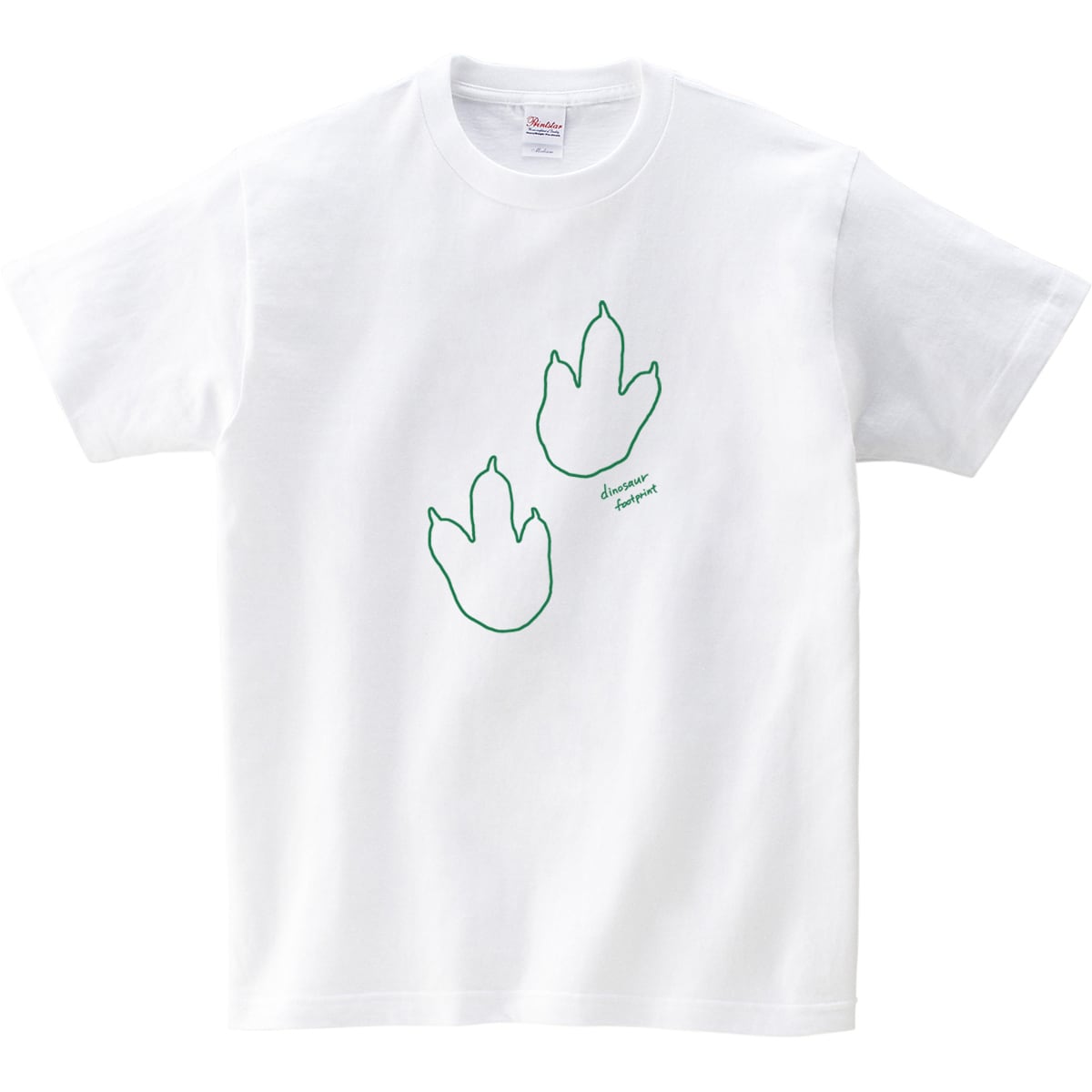 恐竜の足跡 Tシャツ am54 ダイナソー