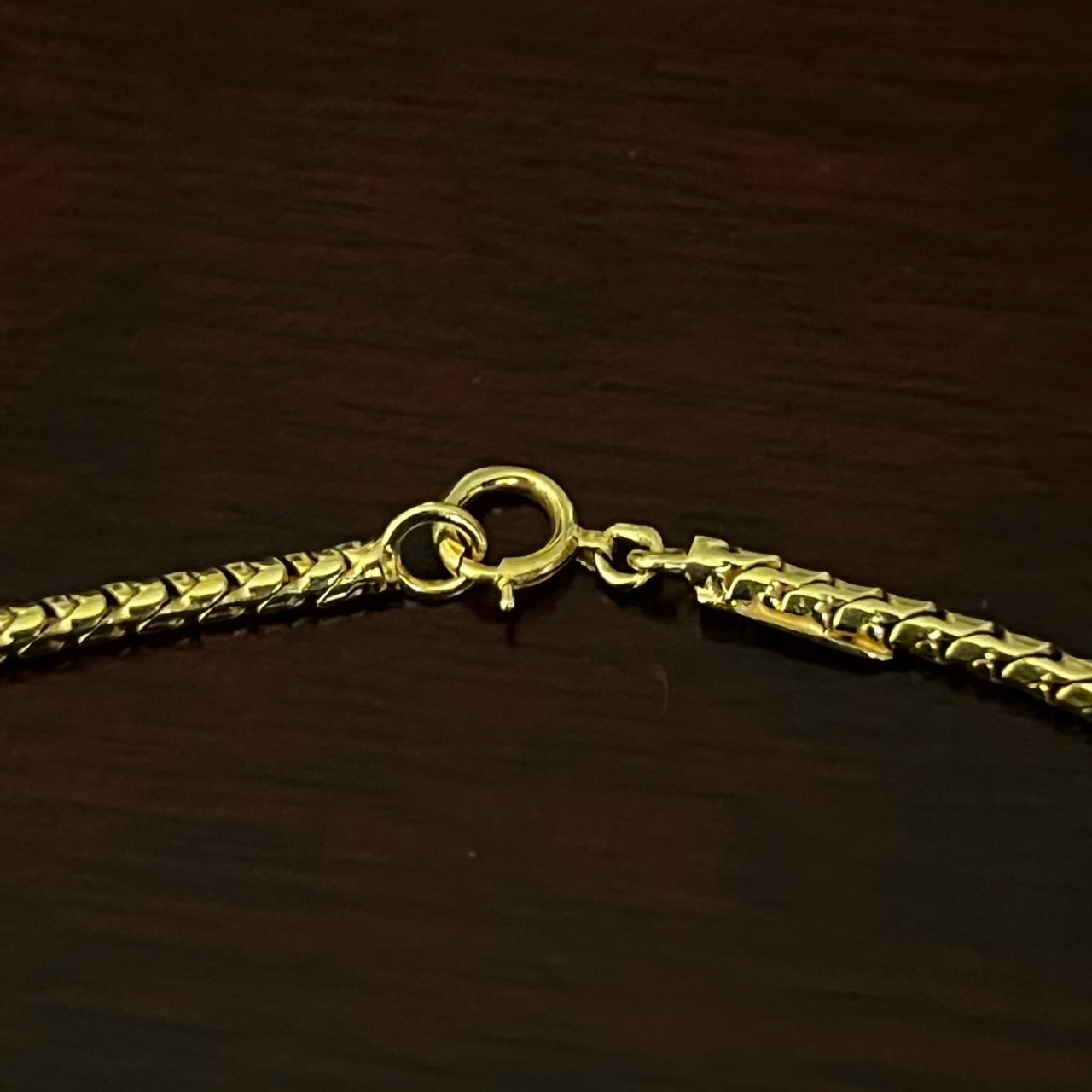 美品　オールドティファニー　 スネークチェーン ネックレス VINTAGE TIFFANY & CO. 18K Gold Snake Chain Necklace
