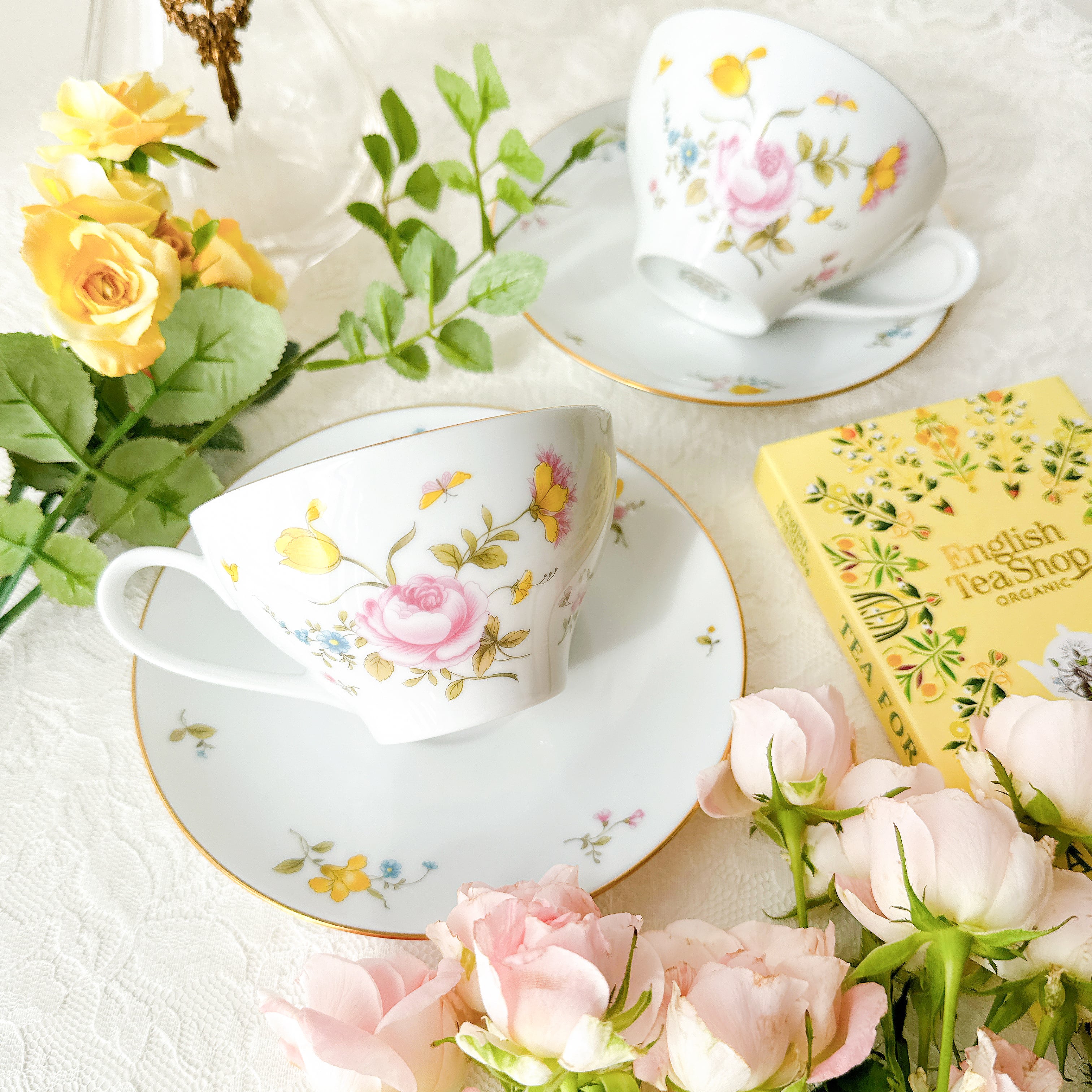 レア RC オールドノリタケ カスタードカップ 2客 小皿 スミレ デザート