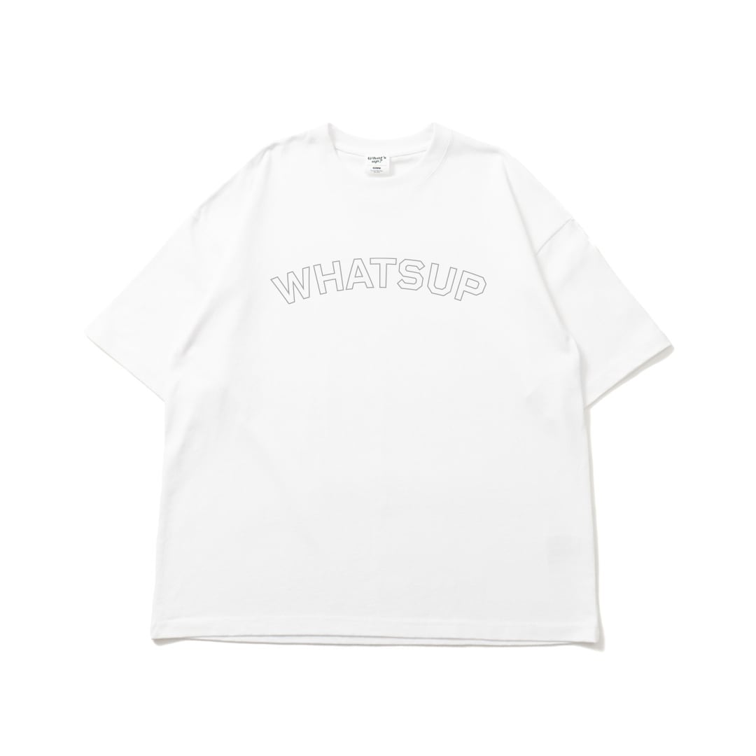 【ディスプレイ】COLLEGE LOGO S/S TEE WHITE
