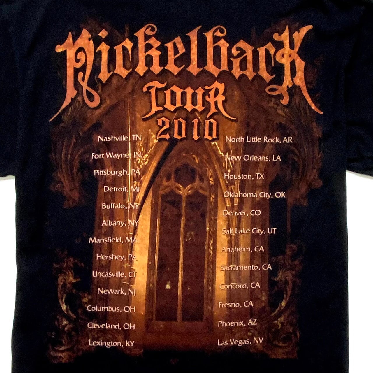 Nickelback ニッケルバック 2010 ツアー Tシャツ バンドTシャツ メンズ