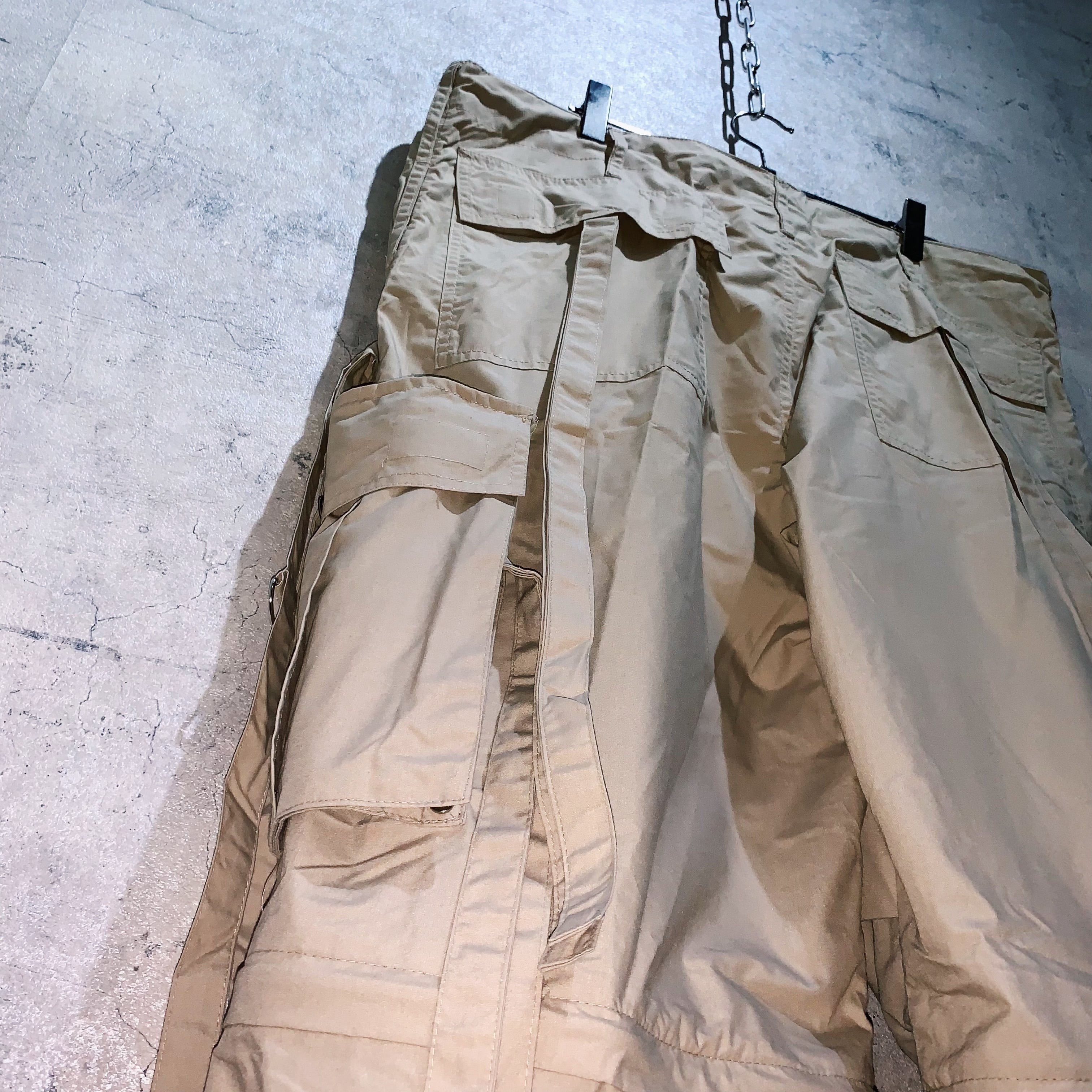 GS THE ULTIMATE EXPERIENCE ジーエス ジ アルティメイト エクスペリエンス TECHNO Trousers ミリタリートラウザーズパンツ カーキ 4