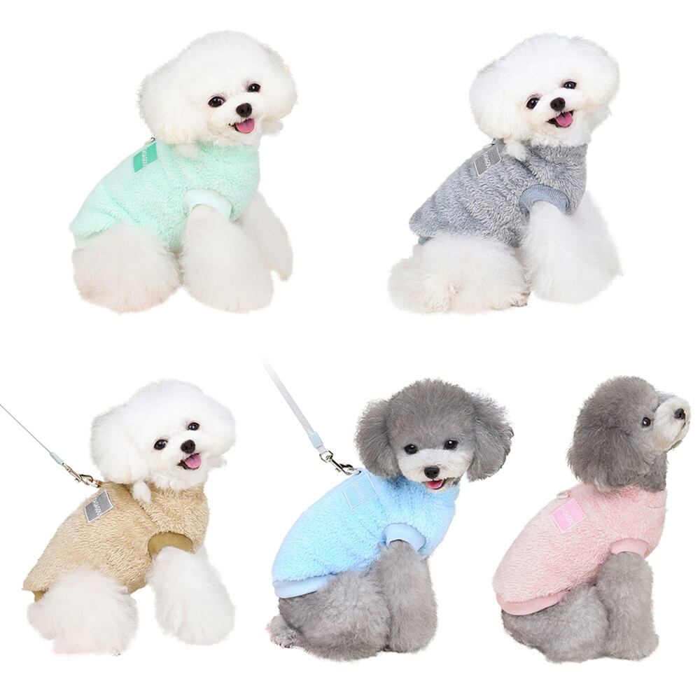 冬用犬服 暖かいヨーキー 小型犬 パーカー ソフトファー 子犬