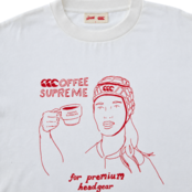 canterbury x Coffee Supreme Headgear girl Tシャツ BLACK