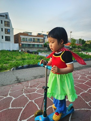 Wonder Land Layerd One-piece / RED × Green Check