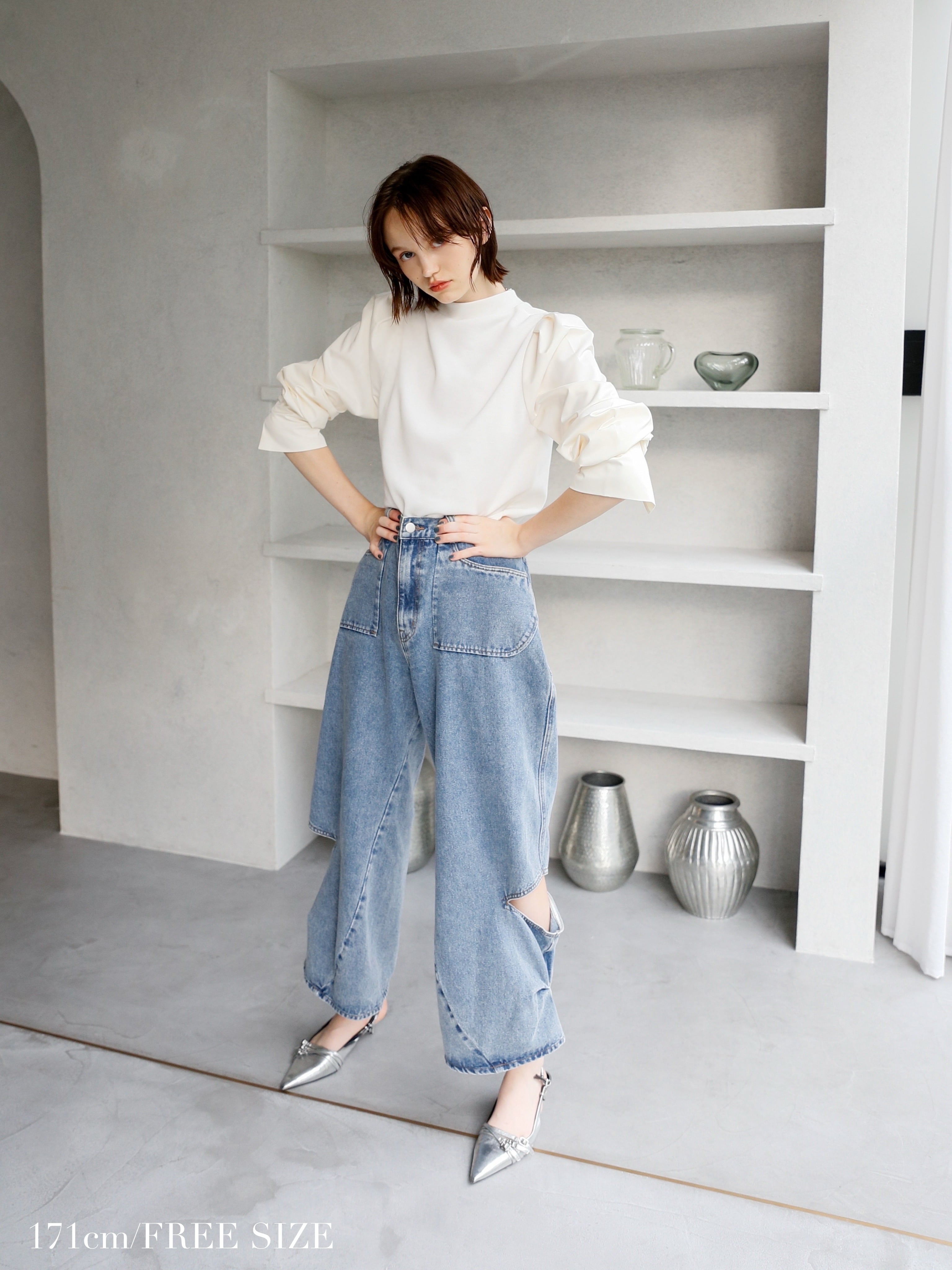 slit sleeve combi tops | Katrin TOKYO slit sleeve combi tops | Katrin TOKYO