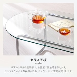 ガラステーブル センターテーブル 幅120cm