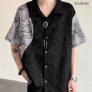 Elegant style top with contrasting finish