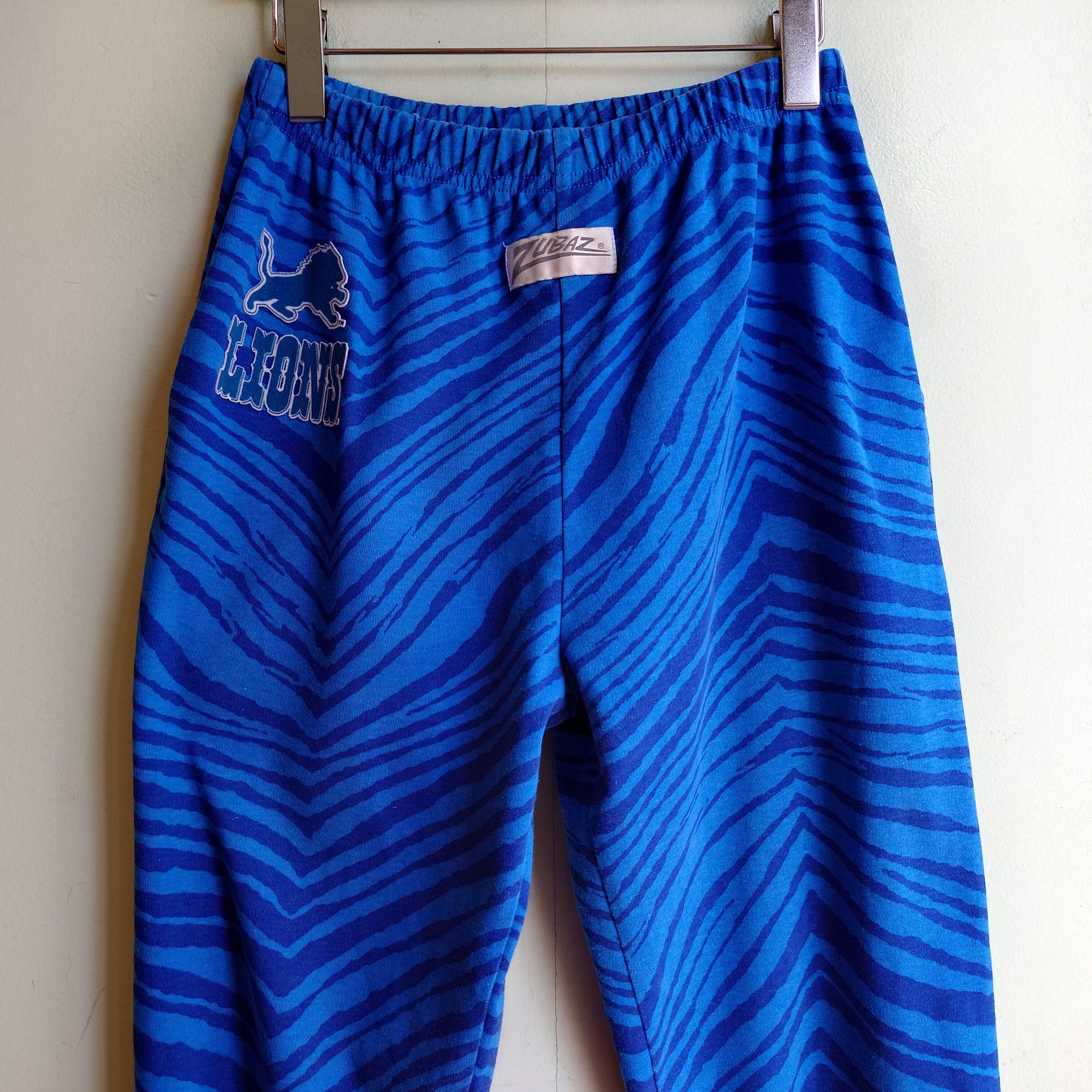 Zubaz ズバズ 80-90s vintage Detroit Lions 総柄イージーパンツ