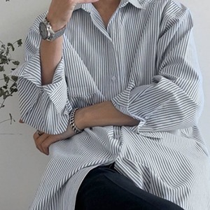 ストライプルーズシャツ　MT0080016