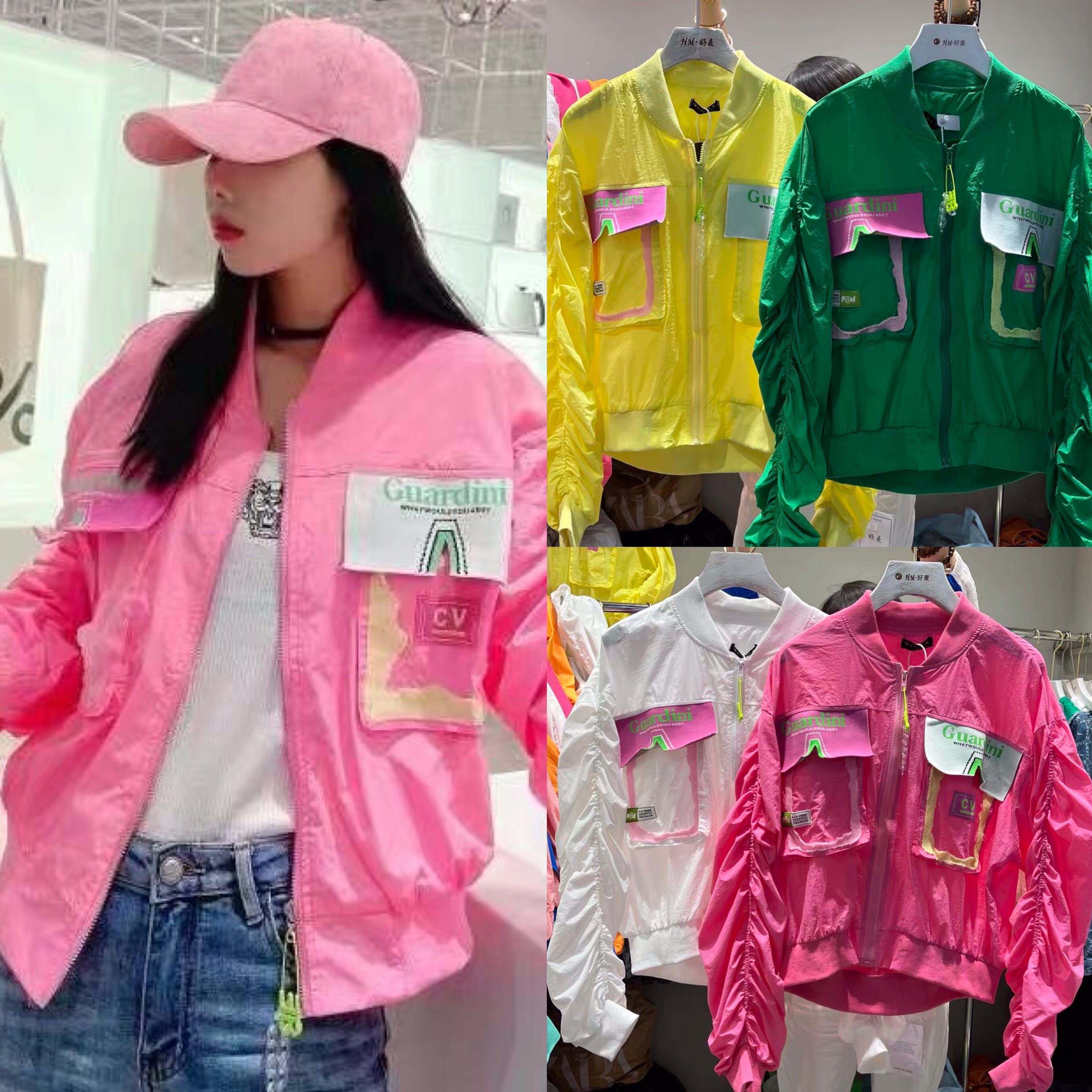 HERMÈS ピンク ジャンパー・ブルゾン HERMÈS ピンク ジャンパー・ブルゾン HERMÈS ピンク ジャンパー・ブルゾン